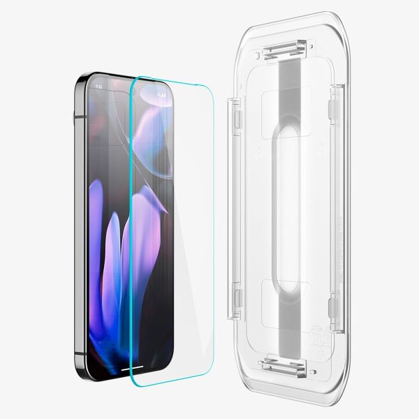 Spigen Vetro temperato GLAStR EZ Fit, confezione da 2 + Applicatore Google Pixel 9 Pro XL / 10 Pro XL