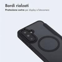 imoshion Bookcase trasparente con MagSafe Samsung Galaxy A37 (5G) - Nero