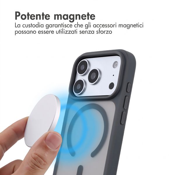 imoshion Cover posteriore Color Guard con MagSafe Apple iPhone 18 Pro / 17 Pro - Grigio
