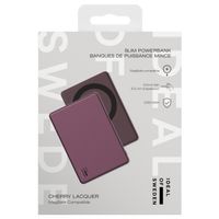 iDeal of Sweden MagSafe Powerbank Slim 5.000 mAh - Powerbank wireless - Cherry Lacquer