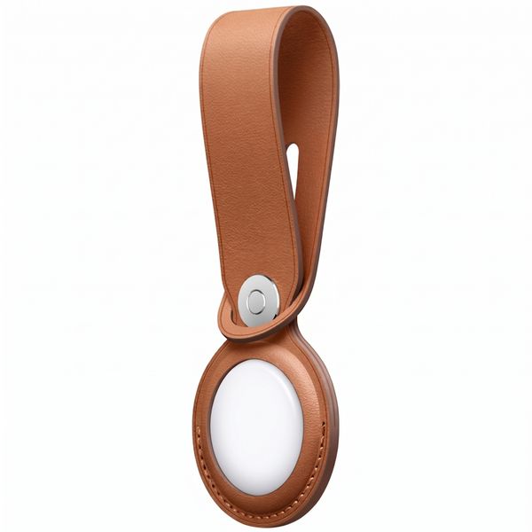 Apple Anello in pelle per l'Apple AirTag - Saddle Brown