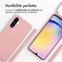 imoshion Cover in Silicone con Cordino Samsung Galaxy A26 - Sand Pink