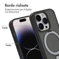 Accezz Cover con anello e supporto con MagSafe Apple iPhone 14 Pro - Nero