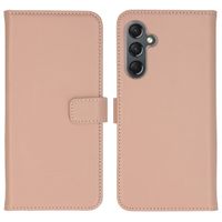Selencia Cover a libro in vera pelle Samsung Galaxy A25 (5G) - Dusty Pink