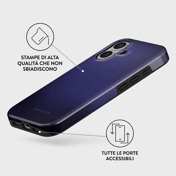 Burga Cover Posteriore Resistente con MagSafe Apple iPhone 16 - Moonwalker