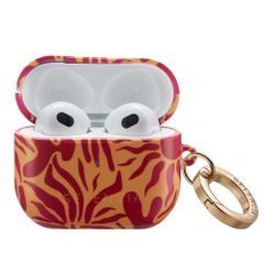 Selencia Cover Vivid  Apple Airpods 3 - Tropical Vibes Apricot