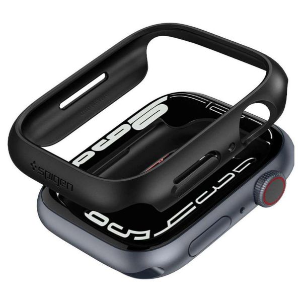 Spigen Bumper Thin Fit™ Apple Watch 7 / 8 / 9 - 41 mm - Nero