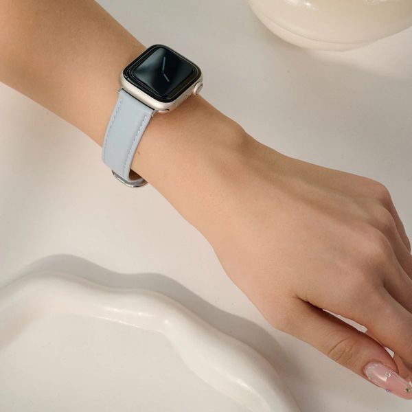 Burga Cinturino in vera pelle Apple Watch | 38/40/41/42 mm - Dream / Silver