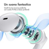 imoshion Aura Earbuds - Auricolari wireless - Auricolari Bluetooth wireless - Bianco