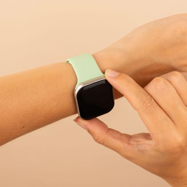 imoshion Cinturino in silicone⁺ Apple Watch | 38/40/41/42 mm - Taglia S/M - Pistachio