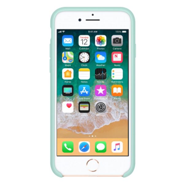 Apple Cover in Silicone Apple iPhone SE (2022 / 2020) / 8 / 7 - Marine Green