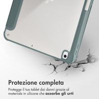 imoshion Cover Origami Apple iPad 9 (2021) 10.2 pollici / iPad 8 (2020) 10.2 pollici / iPad 7 (2019) 10.2 pollici - Verde scuro