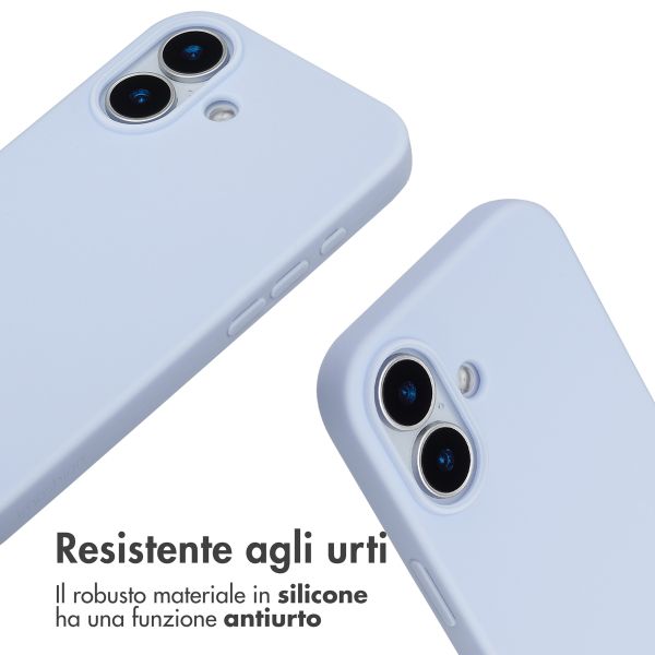 imoshion Cover in Silicone con Cordino Apple iPhone 17 - Viola
