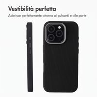 Accezz Cover Mesh con MagSafe Apple iPhone 16 Pro - Nero