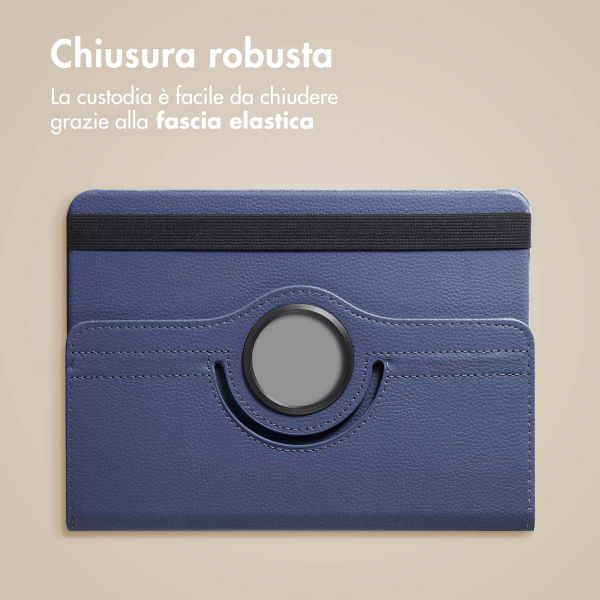 imoshion Cover Girevole a 360° Samsung Galaxy Tab S9 11.0 pollici / S10 Lite / S10 FE / S9 FE 10.9 pollici - Blu scuro