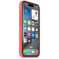 Apple Cover Posteriore in Silicone con MagSafe Apple iPhone 15 Pro - Guava