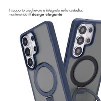 Accezz Cover con anello e supporto con MagSafe Samsung Galaxy S26 Ultra - Blu