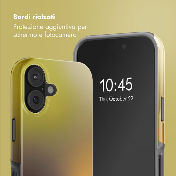 Selencia Cover posteriore Vivid con MagSafe Apple iPhone 17 - Gradient Olive Dust