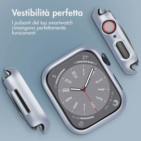 imoshion Cover rigida integrale Apple Watch 7 / 8 / 9 - 41 mm - Argento