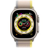 Apple Cinturino Trail Loop Apple Watch | 44/45/46/49 mm - Taglia S/M - Giallo / Beige