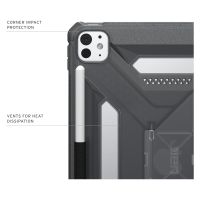 UAG Custodia posteriore Scout Plus con supporto Apple iPad Pro 11 (2025) M5 / (2024) M4 - Ash