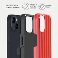 Burga Cover Posteriore Resistente con MagSafe Apple iPhone 14 - Pomegranate