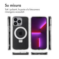 Accezz Cover con anello e supporto con MagSafe Apple iPhone 13 Pro - Trasparente