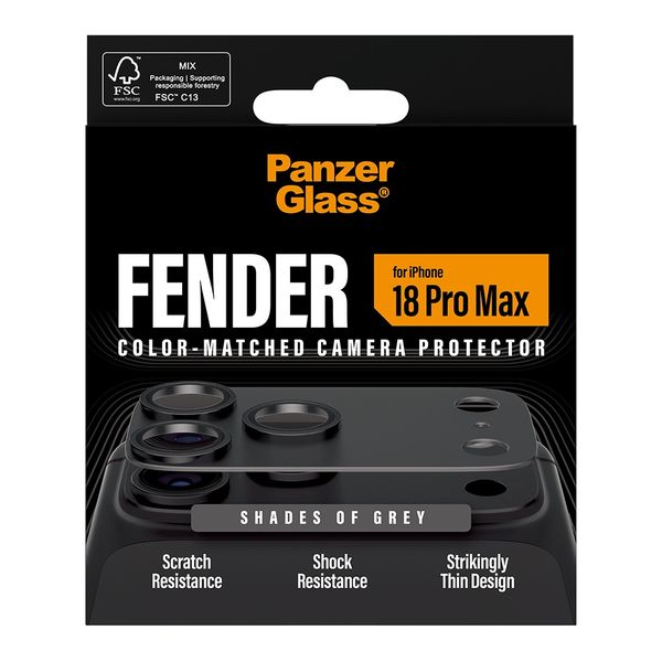 PanzerGlass Fender Protezione fotocamera Apple iPhone 18 Pro - Shades of Grey