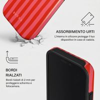 Burga Cover Posteriore Resistente con MagSafe Apple iPhone 16 Pro - Pomegranate