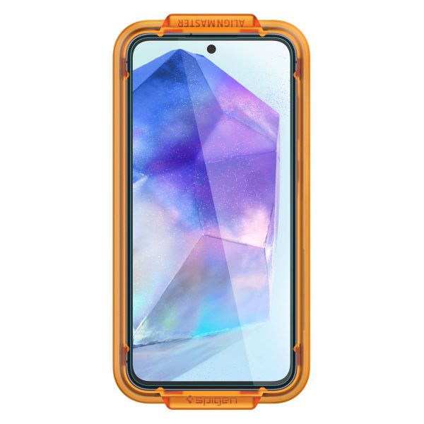 Spigen Vetro temperato GLAStR EZ Fit, confezione da 2 + Applicatore Samsung Galaxy A35