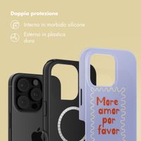 Selencia Cover posteriore Vivid con MagSafe Apple iPhone 16 Pro Max - More Amor