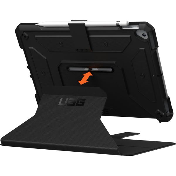 UAG Cover a libro Metropolis Apple iPad 9 (2021) 10.2 pollici / iPad 8 (2020) 10.2 pollici / iPad 7 (2019) 10.2 pollici - Nero