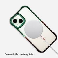 Selencia Cover MagSafe Gradient Apple iPhone 15 - Verde / Marrone