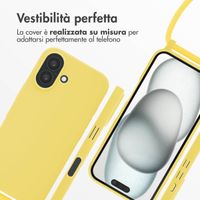 imoshion Cover in Silicone con Cordino Apple iPhone 16 - Giallo