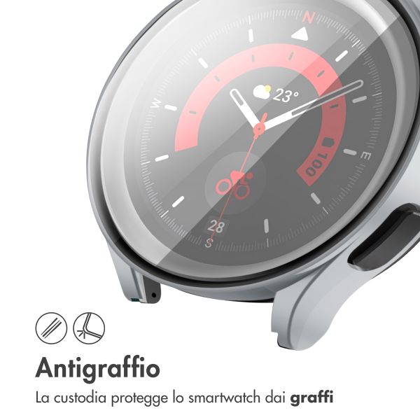 imoshion Cover rigida integrale Samsung Galaxy Watch 4 - 40 mm - Argento