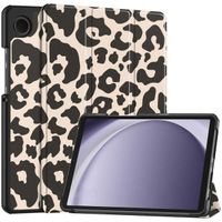 imoshion Cover Trifold Design Samsung Galaxy Tab A11 / A9 8.7 pollici - Leopard