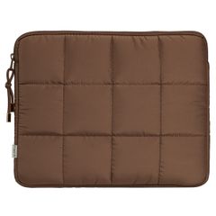 Selencia Cover Puffy per laptop 13-14 pollici - Laptopsleeve - Mocha Brown