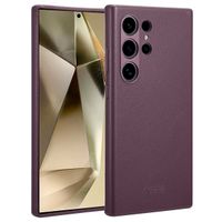 Accezz Cover in Pelle con MagSafe Samsung Galaxy S24 Ultra - Heath Purple