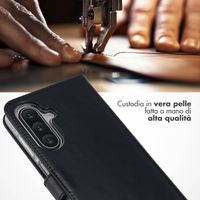 Selencia Cover a libro in vera pelle Samsung Galaxy A17 (5G) / (4G) - Nero