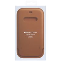 Apple Sleeve in Pelle iPhone 12 (Pro) - Saddle Brown