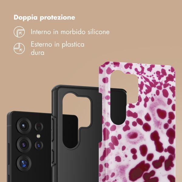 Selencia Cover Posteriore Vivid Samsung Galaxy S25 Ultra - Cosmic Orchid