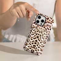 Selencia Vivid Powerbank 5.000 mAh - MagSafe e Qi - Desert Gold / Leopard