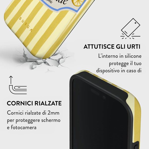 Burga Cover Posteriore Resistente con MagSafe Apple iPhone 16 Pro - Frizzante