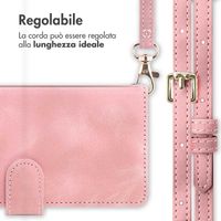 imoshion Cover a libro con Cordino Samsung Galaxy A15 (5G/4G) - Rosa