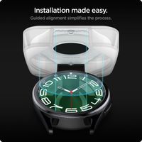 Spigen EZ FIT Glas.tR pellicola protettiva in vetro con applicatore Samsung Galaxy Watch 6 Classic - 47 mm - Trasparente