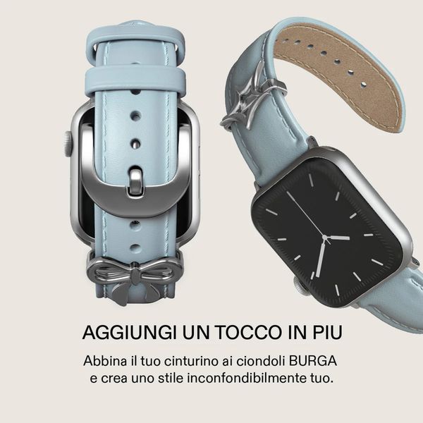 Burga Cinturino in vera pelle Apple Watch | 38/40/41/42 mm - Dream / Silver