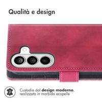imoshion Cover a libro con Cordino Samsung Galaxy A27 (5G) - Rosso