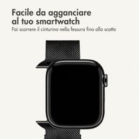 imoshion Milanees magnetisch bandje Apple Watch | 38/40/41/42 mm - Zwart