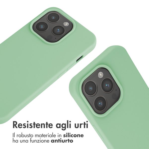 imoshion Cover in Silicone con Cordino Apple iPhone 15 Pro - Verde