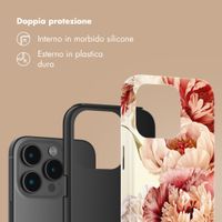 Selencia Cover Posteriore Vivid Apple iPhone 15 Pro - Vintage Peony